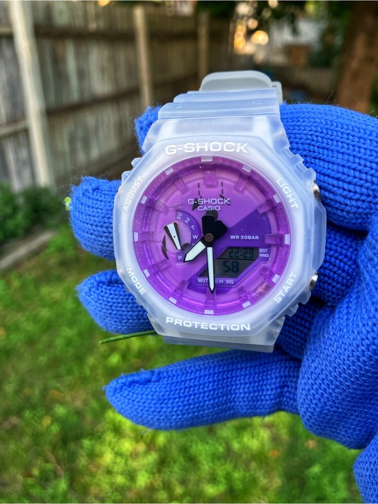 G-Shock Other - Custom G Shock purple and clear color way